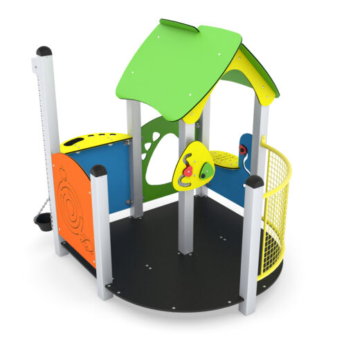 Leikkikatos hiekkanosturilla