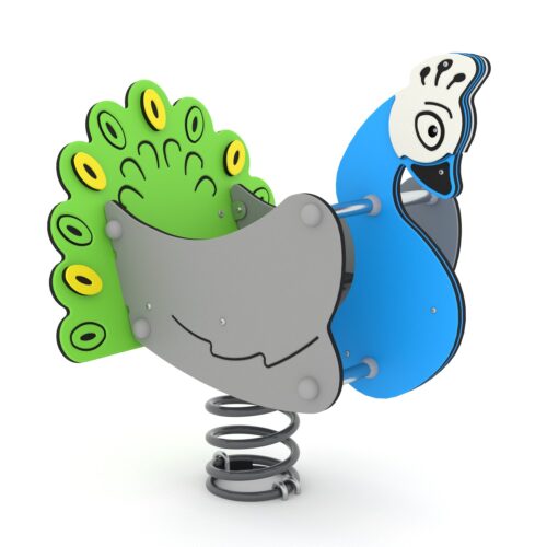 Esteetön jousiväline riikinkukko