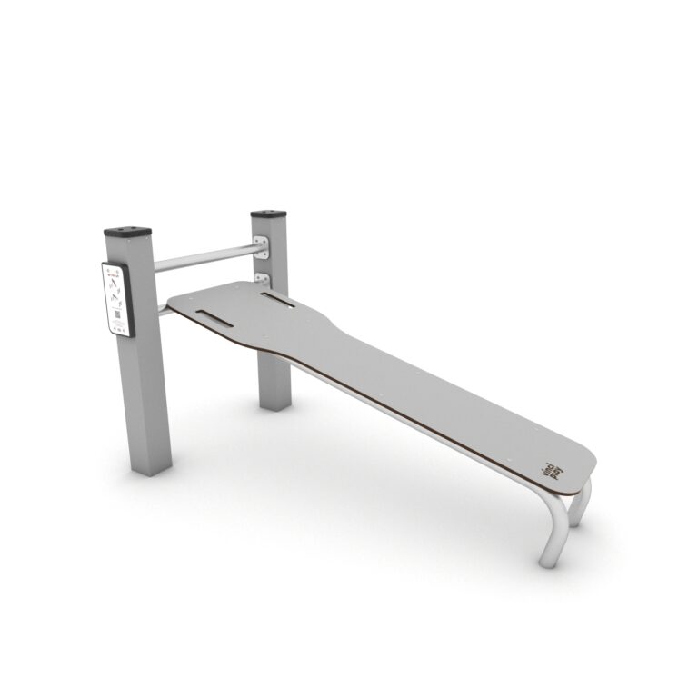 Kalteva vatsalihaspenkki