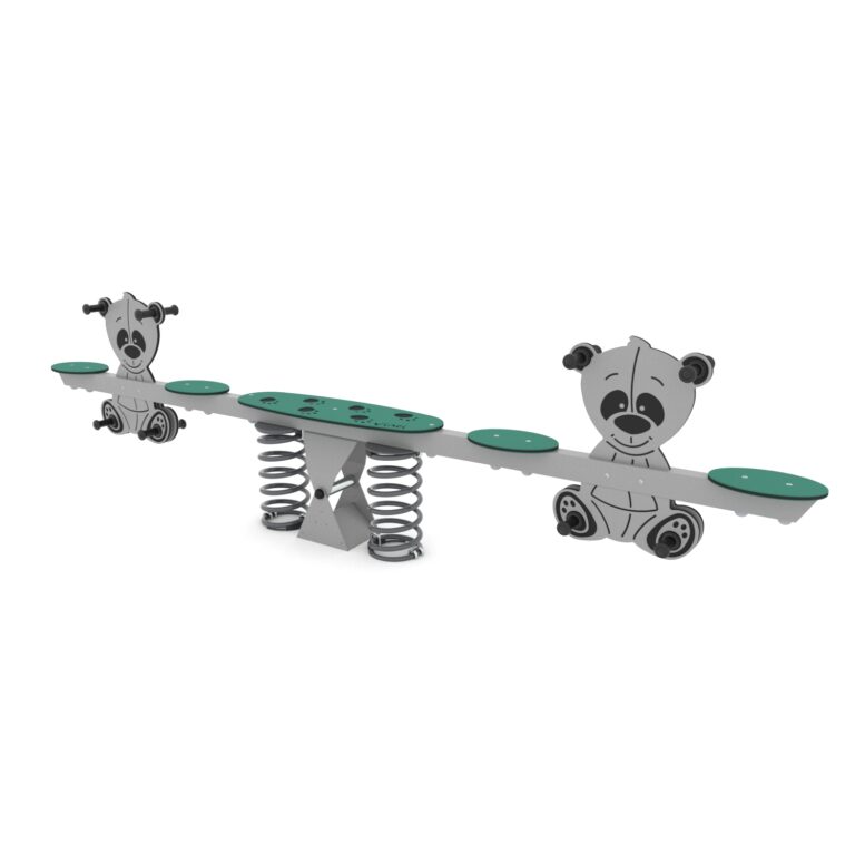 Kierrätysmuovi jousiväline panda 4:lle