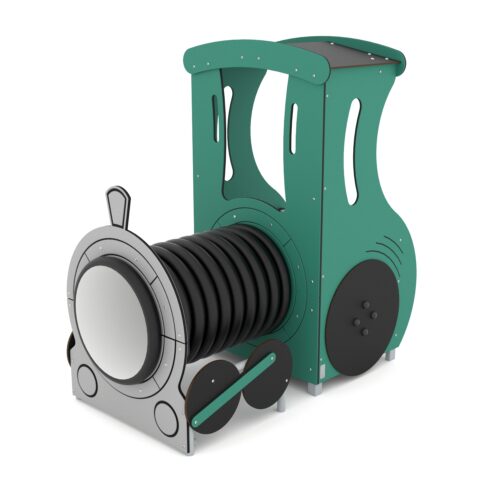 Kierrätysmuovi leikkikatos juna