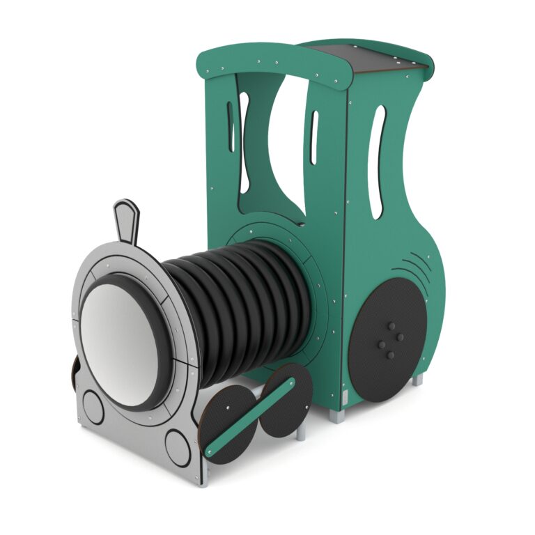 Kierrätysmuovi leikkikatos juna