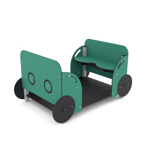 Kierrätysmuovi auto