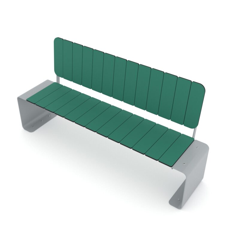 Kierrätysmuovi penkki