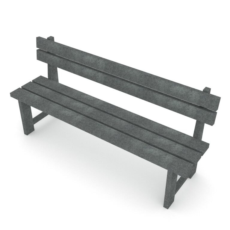 Kierrätysmuovi penkki