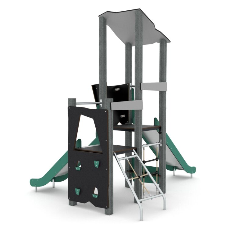 Kierrätysmuovi leikkikeskus