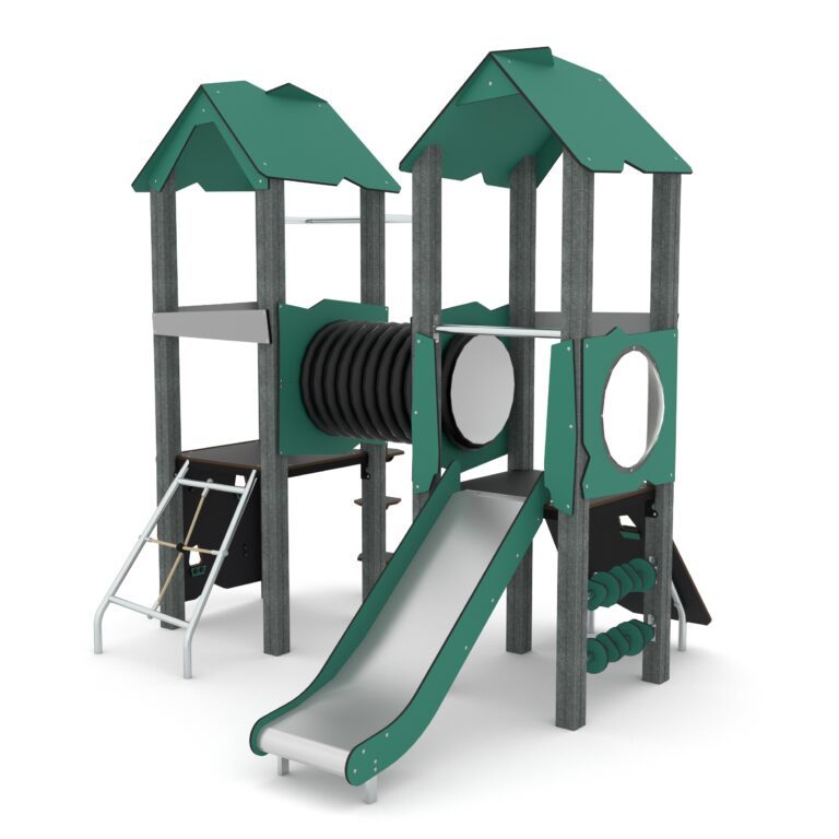 Kierrätysmuovi leikkikeskus