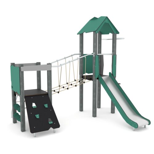 Kierrätysmuovi leikkikeskus