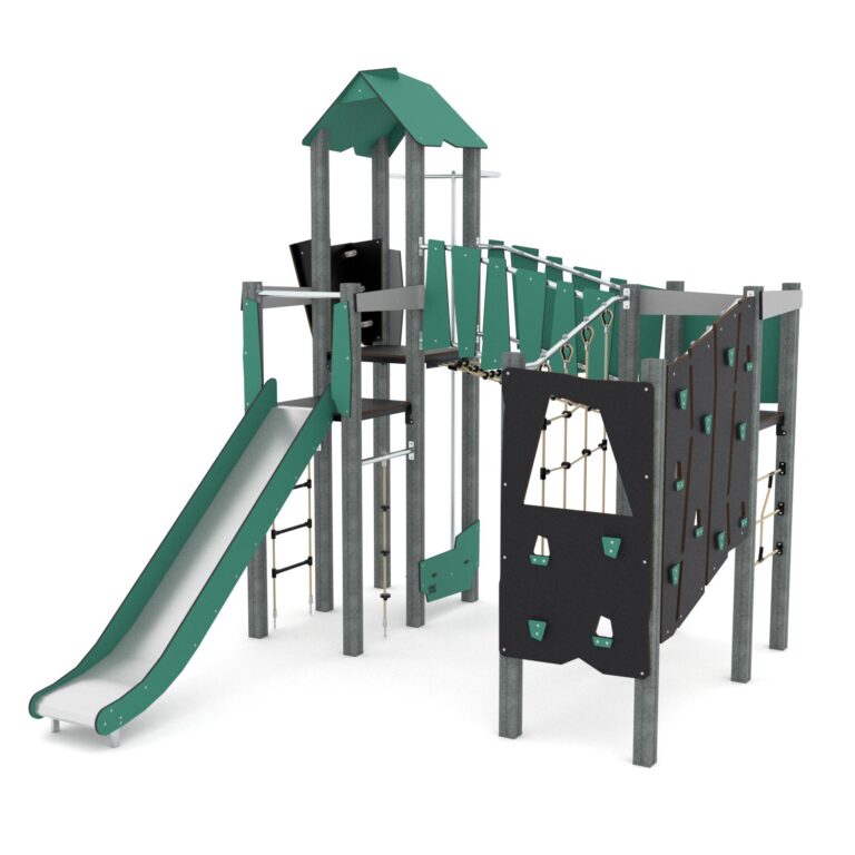 Kierrätysmuovi leikkikeskus