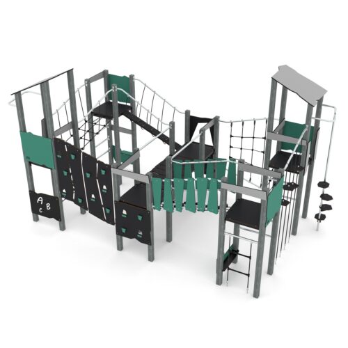 Kierrätysmuovi leikkikeskus