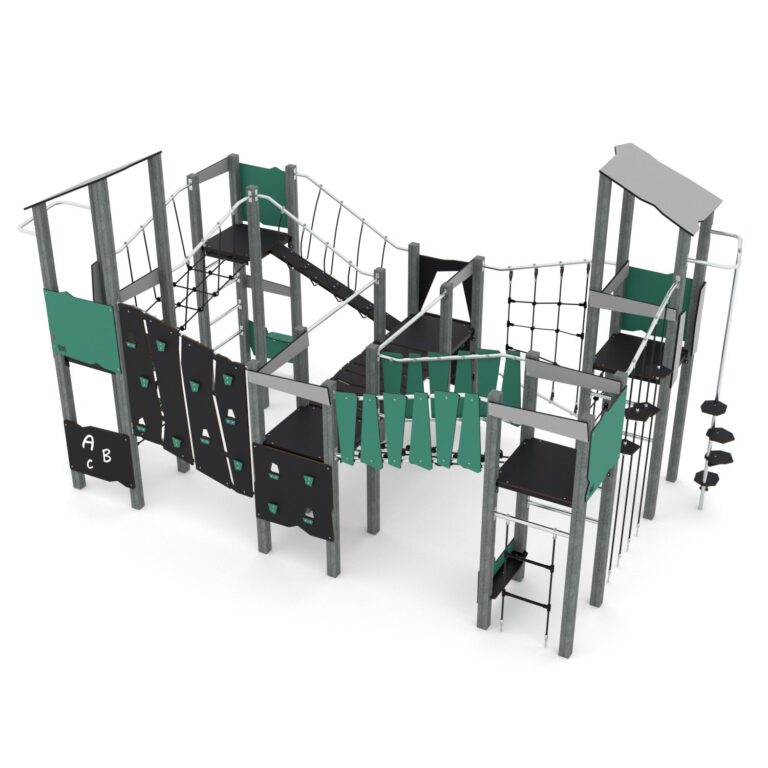 Kierrätysmuovi leikkikeskus