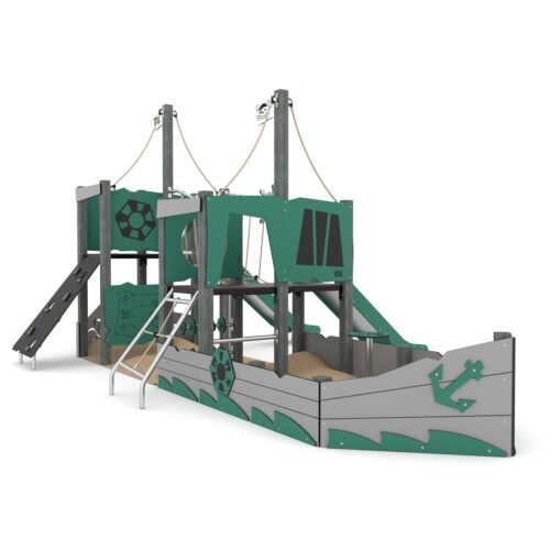 Kierrätysmuovi leikkikeskus