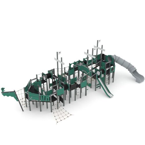 Kierrätysmuovi leikkikeskus