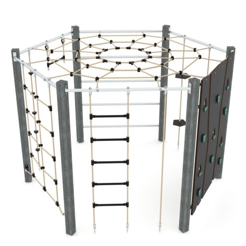 Kierrätysmuovi kiipeilyteline