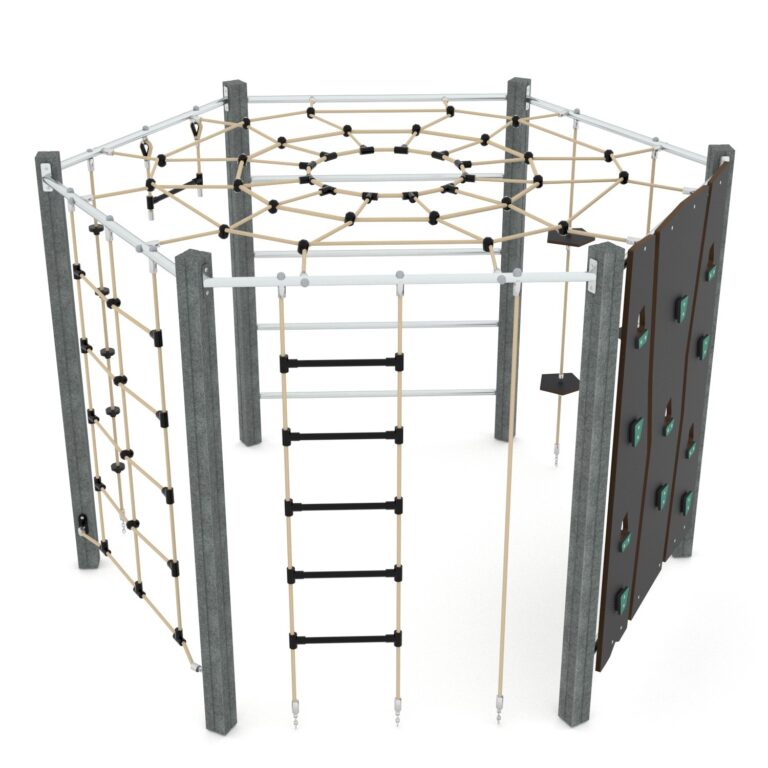 Kierrätysmuovi kiipeilyteline