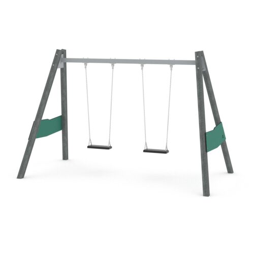 Kierrätysmuovi keinu 2:lle