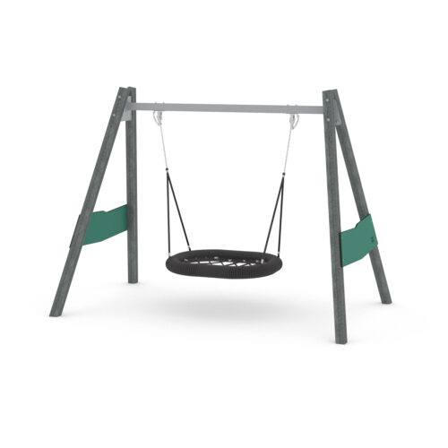 Kierrätysmuovi linnunpesäkeinu