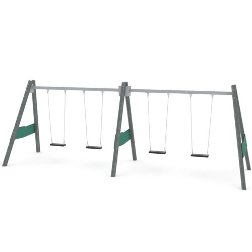 Kierrätysmuovi keinu 4:lle