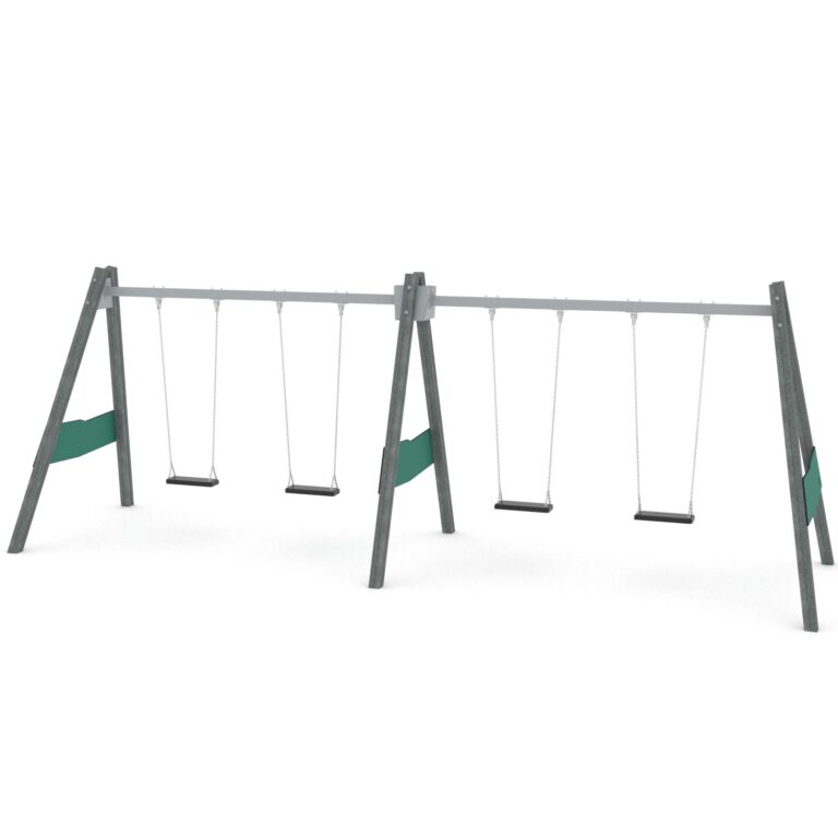 Kierrätysmuovi keinu 4:lle