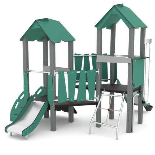 Kierrätysmuovi leikkikeskus