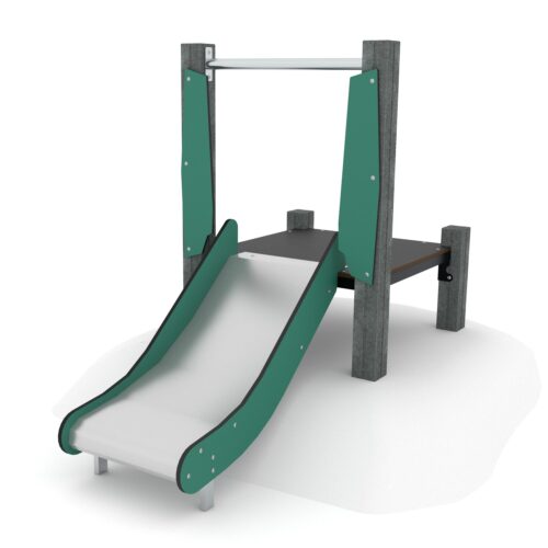 Kierrätysmuovi rinneliuku 0,59m