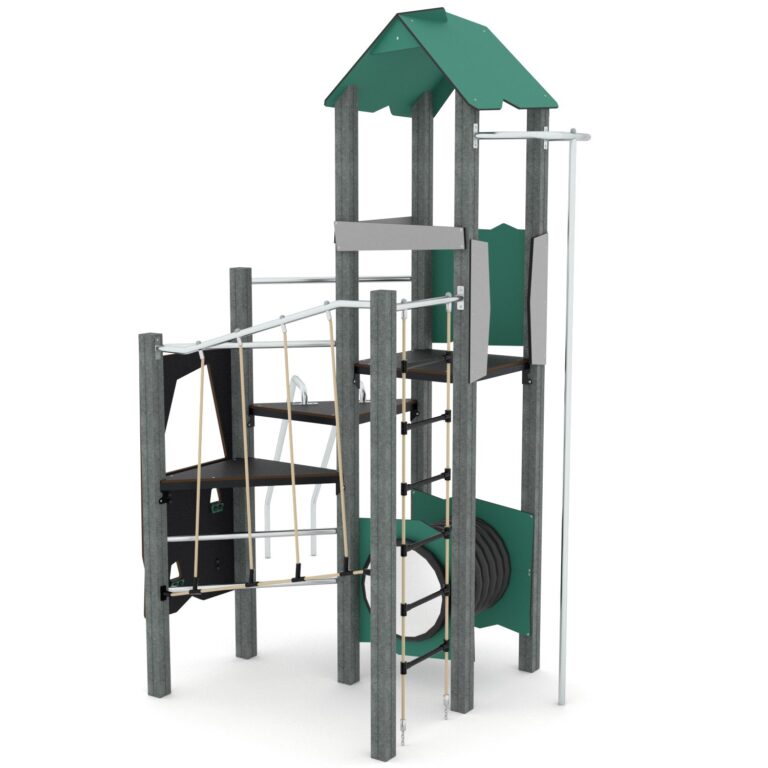 Kierrätysmuovi leikkikeskus