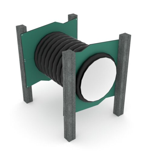 Kierrätysmuovi tunneli