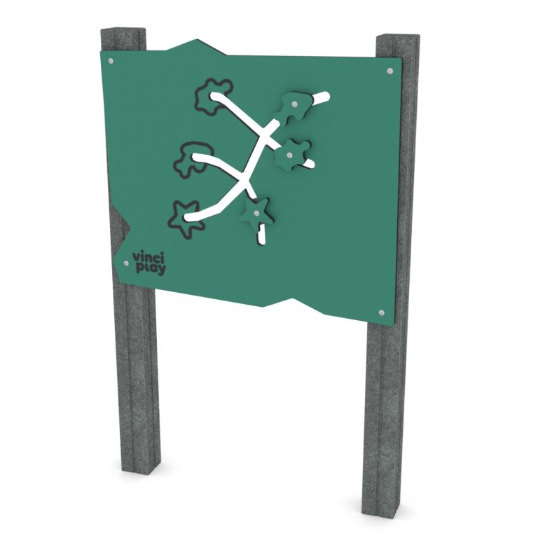 Kierrätysmuovi toimintoseinä