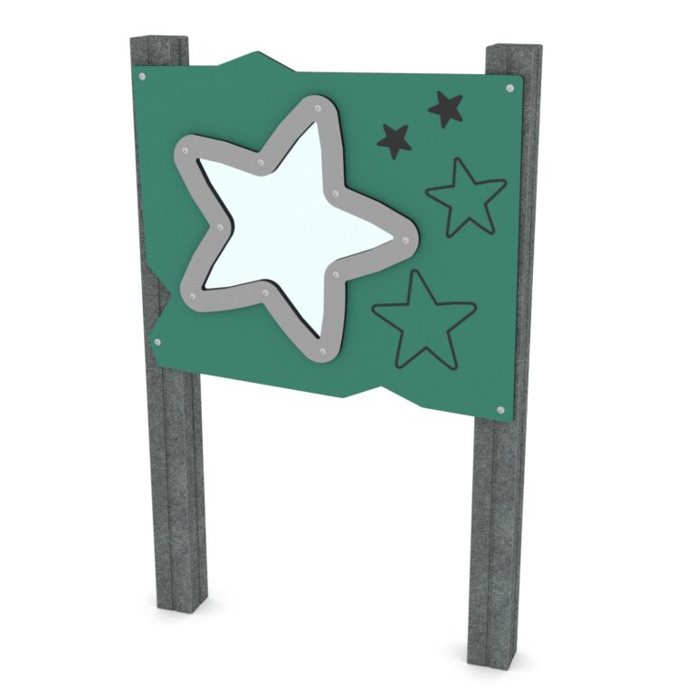 Kierrätysmuovi toimintoseinä