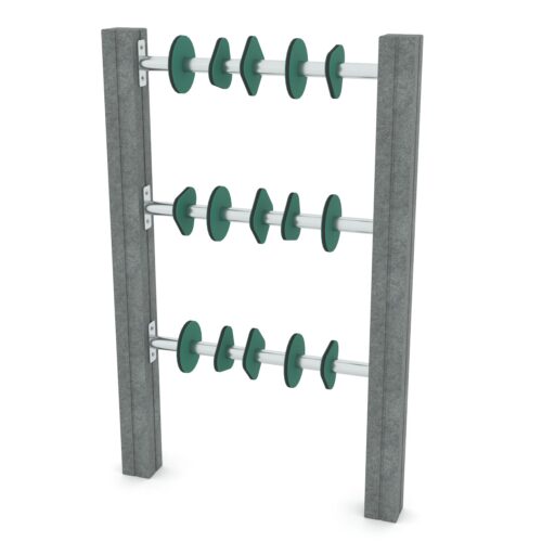 Kierrätysmuovi toimintoseinä