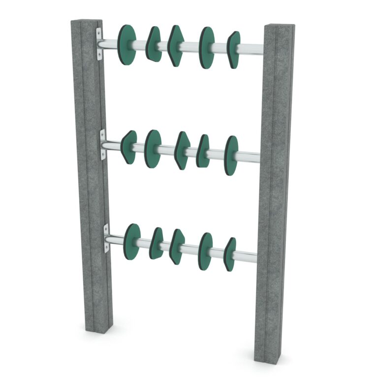 Kierrätysmuovi toimintoseinä