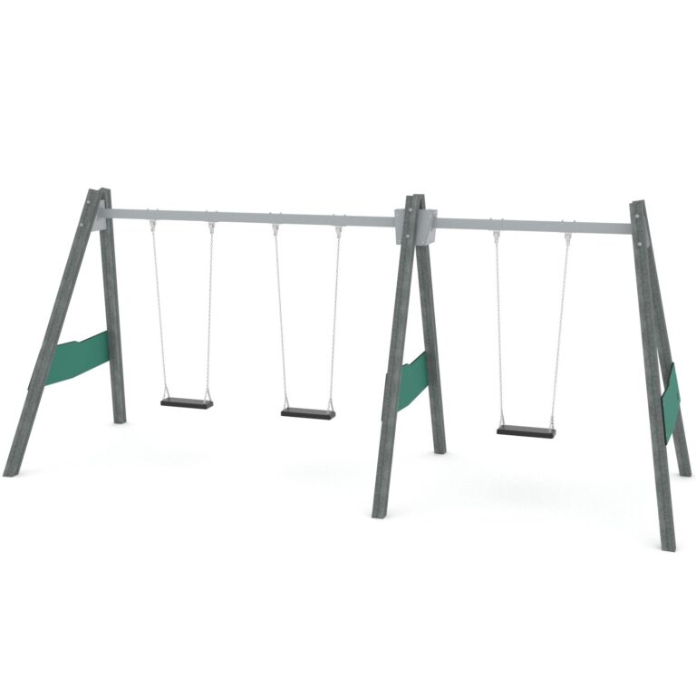 Kierrätysmuovi keinu 3:lle