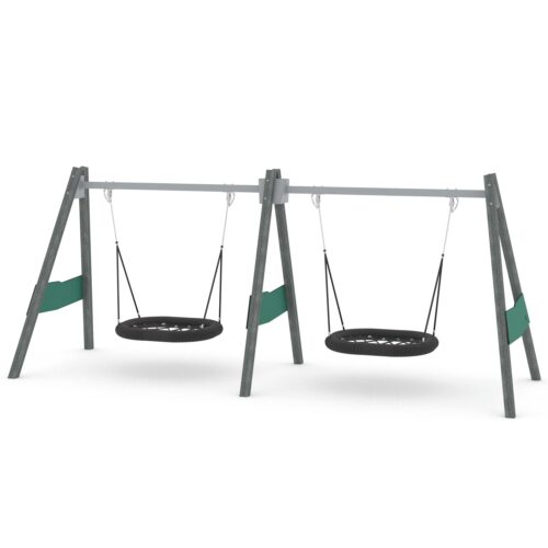 Kierrätysmuovi tupla linnunpesäkeinu