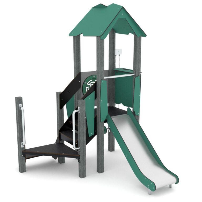 Esteetön kierrätysmuovi liukumäki