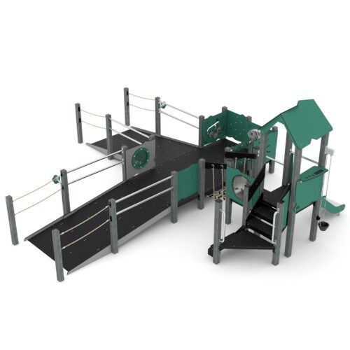 Kierrätysmuovi leikkikeskus