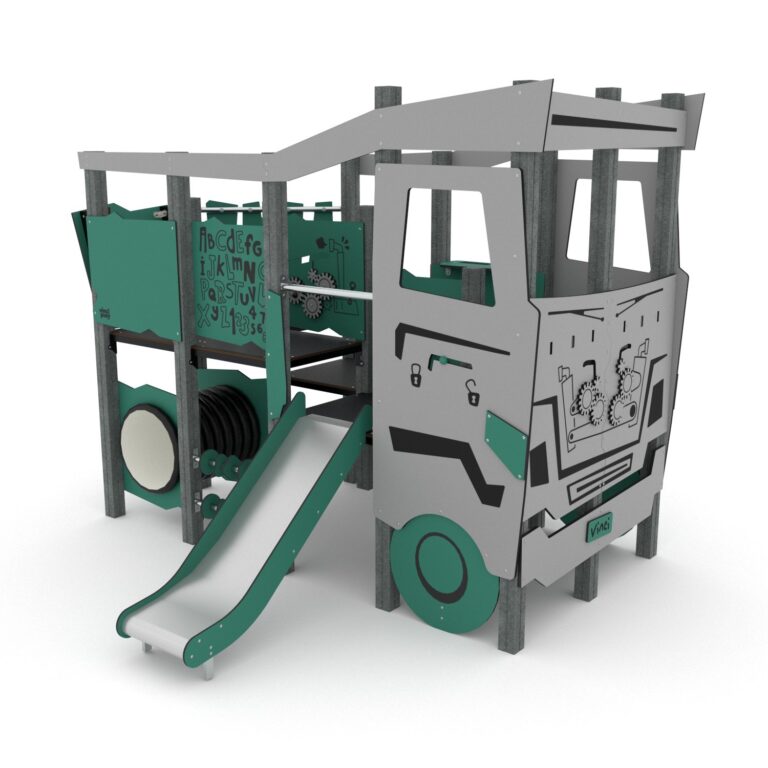 Kierrätysmuovi leikkikeskus