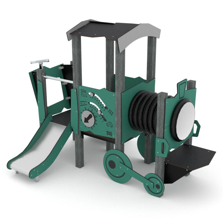 Kierrätysmuovi liukumäki