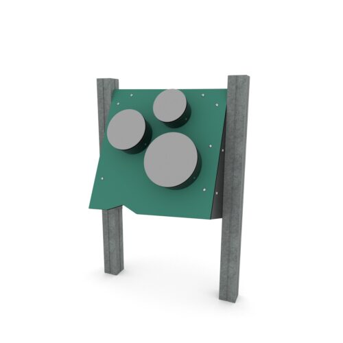 Kierrätysmuovi toimintoseinä