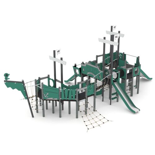 Kierrätysmuovi leikkikeskus