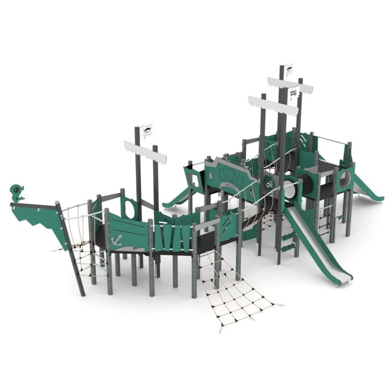 Kierrätysmuovi leikkikeskus