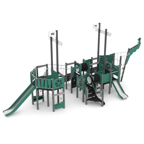 Kierrätysmuovi leikkikeskus