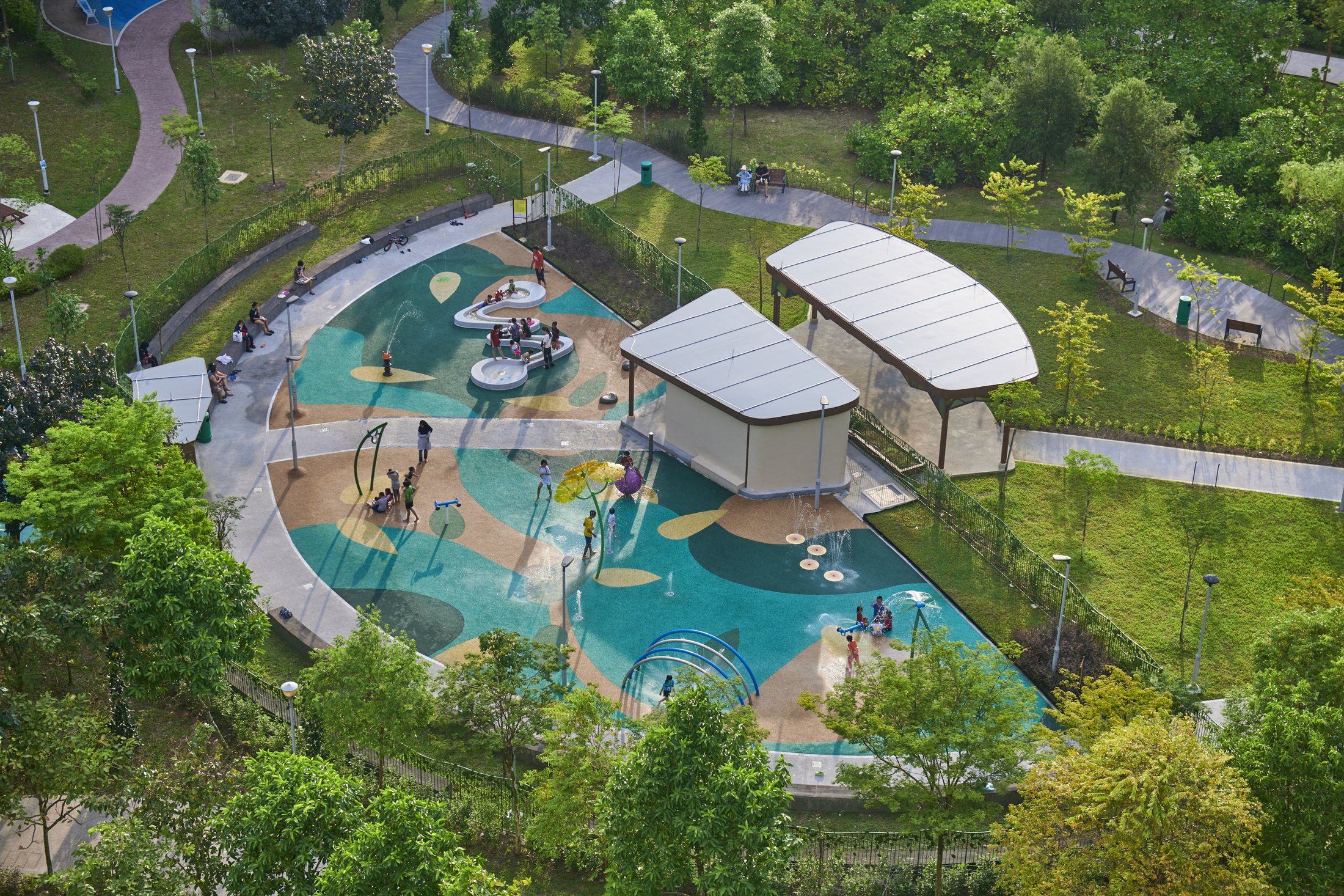 Buangkok Square Park vesileikkipaikka – Singapore