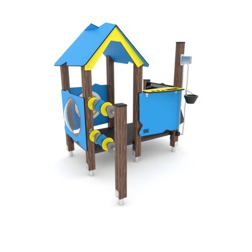 Leikkikatos hiekkanosturilla